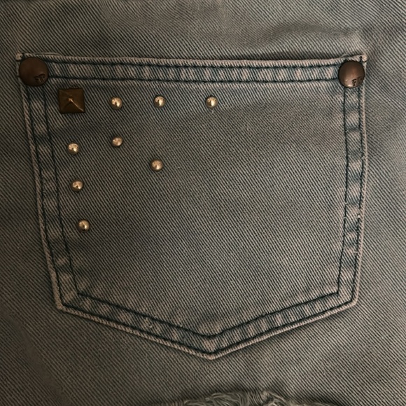 Free People Denim Studded Cutoffs - Picture 4 of 6